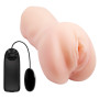 Мастурбатор з вібрацією CRAZY BULL - Realistic Pocket Pussy, BM-009228Z
