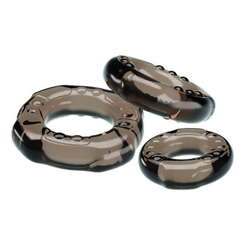 Набір із 3-х ерекційних кілець COCK THREE RINGS, BI-210263
