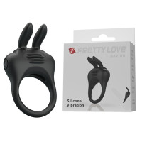 Кольцо эрекционое серии Pretty - DAVION Silicone Vibration, BI-210264