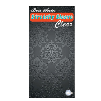 Насадка стимулююча BOSS Stretchy Sleeve Clear, BS6700014