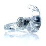 Ерекційне вібро кільце BOSS Rabbit Vibro Cock Ring Clear, BS6700049