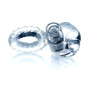 Ерекційне вібро кільце BOSS Rabbit Vibro Cock Ring Clear, BS6700049