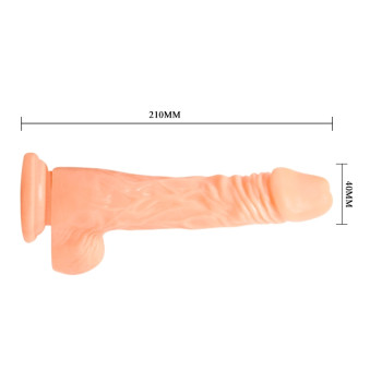 Вібратор на присосці BAILE - COCK 9,3'' BW-008070A
