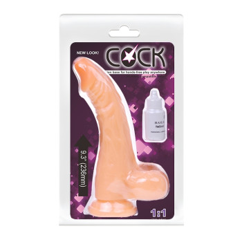 Вібратор на присосці BAILE - COCK 9,3'' BW-008070A