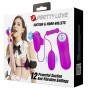 Вакуумный стимулятор с виброяйцом PRETTY LOVE - SUCTION & VIBRO-BULLETS, BI-014925