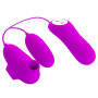 Вакуумный стимулятор с виброяйцом PRETTY LOVE - SUCTION & VIBRO-BULLETS, BI-014925