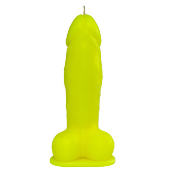 Свеча LOVE FLAME - Dildo L Yellow Fluor, CPS01-YELLOW