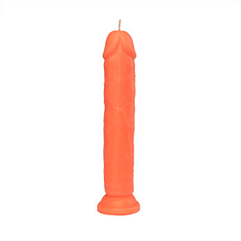 Свічка LOVE FLAME - Dildo Roma ORANGE Fluor, CPS03-ORANGE