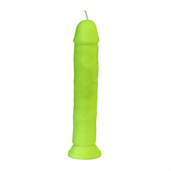 Свічка LOVE FLAME - Dildo Roma Yellow Fluor, CPS03-YELLOW