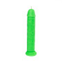 Свічка LOVE FLAME - Dildo Roma Green Fluor, CPS03-GREEN