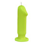 Свеча LOVE FLAME - Dildo S Yellow Fluor, CPS04-YELLOW