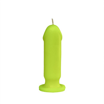 Свеча LOVE FLAME - Dildo S Yellow Fluor, CPS04-YELLOW