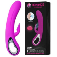 Вібратор із вакуумною стимуляцією клітора - ROMANCE MASSAGE Sucking & Vibrating, MC08-2