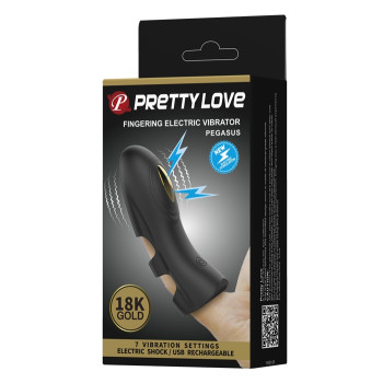 Кліторальний стимулятор на палець Pretty Love - PEGASUS Fingering Electric Vibrator, BI-014784