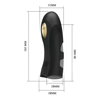Кліторальний стимулятор на палець Pretty Love - PEGASUS Fingering Electric Vibrator, BI-014784