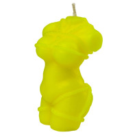Свеча LOVE FLAME - Shibari I Yellow Fluor, CPS09-YELLOW