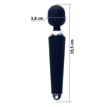 Вибромассажер Boss Series - Massager Power Wand USB Black 16 Function, BS2200037