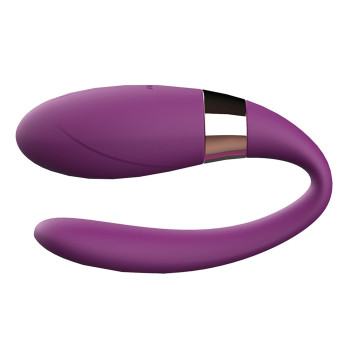 Вибромассажер для пар с пультом ДУ - Boss Series V-Vibe Purple USB 7 Function