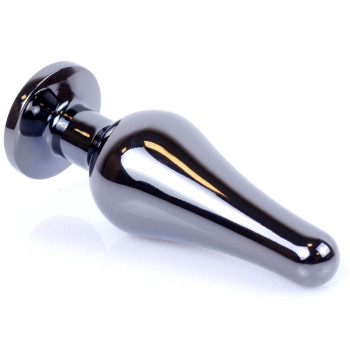 Анальний затор Boss Series - Jewellery Dark Silver BUTT PLUG Pink, BS6400053