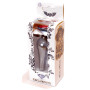 Анальний затор Boss Series - Jewellery Dark Silver BUTT PLUG Pink, BS6400053