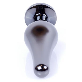 Анальна пробка Boss Series - Jewellery Dark Silver BUTT PLUG Blue, BS6400059
