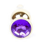 Анальна пробка Boss Series - Jewellery Gold BUTT PLUG Purple, BS6400070