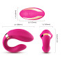 Вибромассажер для пар Boss Series с пультом ДУ - Couple Vibrator Pink USB 9 Function, BS5200030
