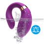 Вібромасажер для пар Boss Series з пультом дистанційного керування - Couple Vibrator Purple USB 9 Function, BS5200030-1