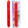 Подвійний фалоімітатор Boss Series: Flexible Double Dong Red, BS6700090