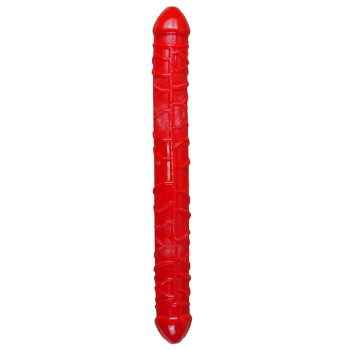 Подвійний фалоімітатор Boss Series: Flexible Double Dong Red, BS6700090