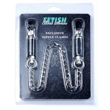 Зажимы для сосков Fetish Boss Series - №12 Exclusive Nipple Clamps, BS6100020