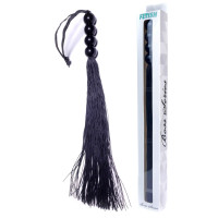 Силиконовый флогер ( длина 37 см ) Fetish Boss Series - Silicone Whip Black 14", BS6100042