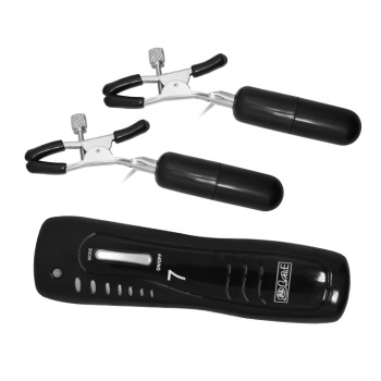 Вібростимулятор для грудей BAILE - Vibrating Nipple Clamps, BI-036020