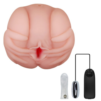 Мастурбатор вагіну та анус з вібрацією BAILE - French lady, Vibration Heating function, BM-009022
