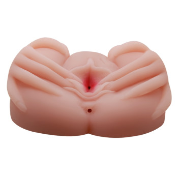 Мастурбатор вагіну та анус з вібрацією BAILE - French lady, Vibration Heating function, BM-009022
