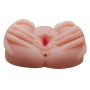 Мастурбатор вагіну та анус з вібрацією BAILE - French lady, Vibration Heating function, BM-009022