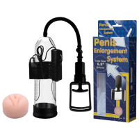 Вакуумна помпа для збільшення пеніса з вібростимуляцією BAILE - Penis Enlargement System 9,8'' Vibration, BM-010066B