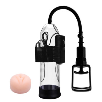 Вакуумная помпа для увеличения пениса с вибростимуляцией BAILE - Penis Enlargement System 9,8'' Vibration, BM-010066B