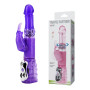 Вибратор с стимулятором клитора и функцией ротации BAILE - TRAVEL PARTNER Purple, BW-020236R