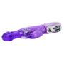 Вибратор с стимулятором клитора и функцией ротации BAILE - TRAVEL PARTNER Purple, BW-020236R