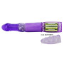 Вибратор с стимулятором клитора и функцией ротации BAILE - TRAVEL PARTNER Purple, BW-020236R