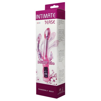Вібромасажер з анальним та кліторальним стимулятором BAILE - INTIMATE TEASE, BW-037021A