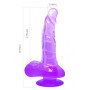 Фалоімітатор на присосці "Dong" BW-008018NM PURPLE