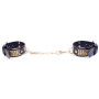 Наручники зі штучної шкіри із кристалами Fetish Boss Series - Handcuffs with cristals Gold, BS3300095