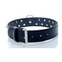 Нашийник зі штучної шкіри з кристалами Fetish Boss Series - Collar Red Crystal, BS3300122