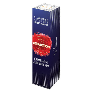 Оральний лубрикант на водній основі з ароматом шампанського та полуниці Mai - Attraction Flavored Kissable Lubrikant Champagne Strawberry, 50 ml