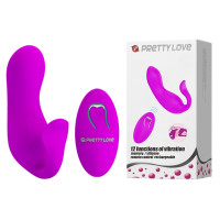 Вібратор для пар Pretty Love - 12 vibration functions, бездротовий контроль, BI-014484W