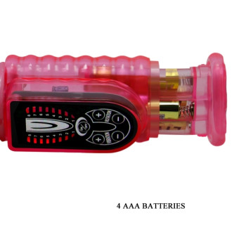 Вибратор с стимулятором клитора и функцией ротации BAILE - Pleasurizer Legend toyz, 8 vibration functions 8 rotation functions, BW-043005