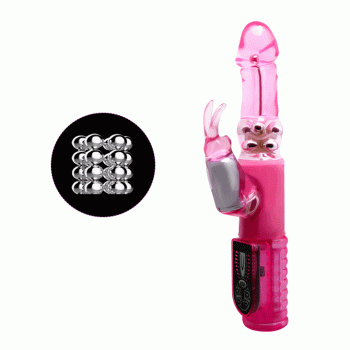 Вибратор с стимулятором клитора и функцией ротации BAILE - Pleasurizer Legend toyz, 8 vibration functions 8 rotation functions, BW-043005