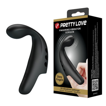 Багатофункціональна вібронасадка на палець серії Pretty Love - Fingering Vibrator Gorgon, BI-210298